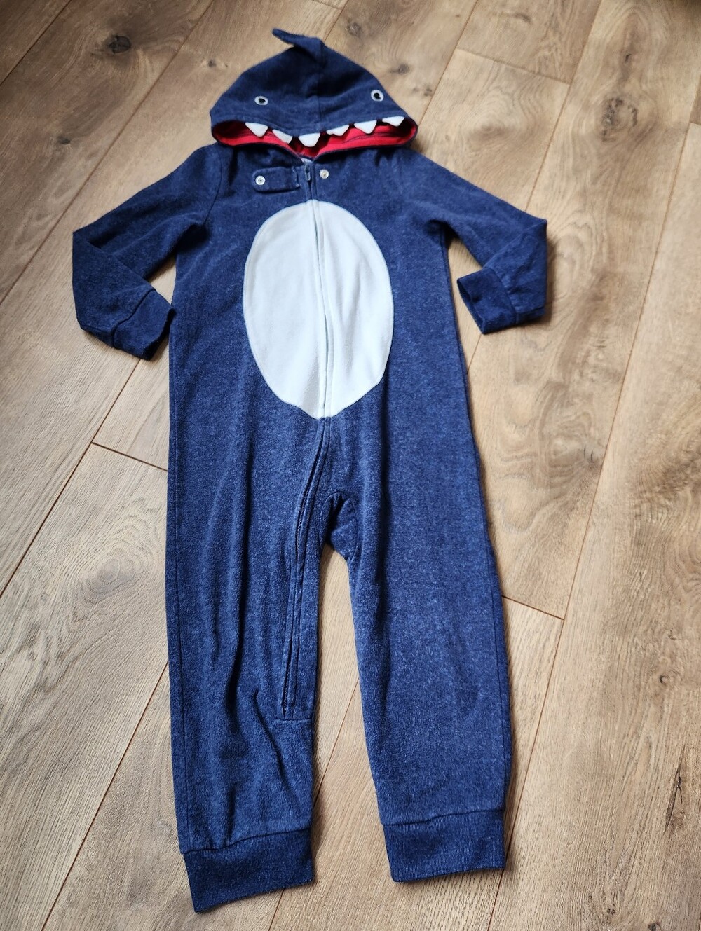 3t Boys Hooded Shark Pajamas